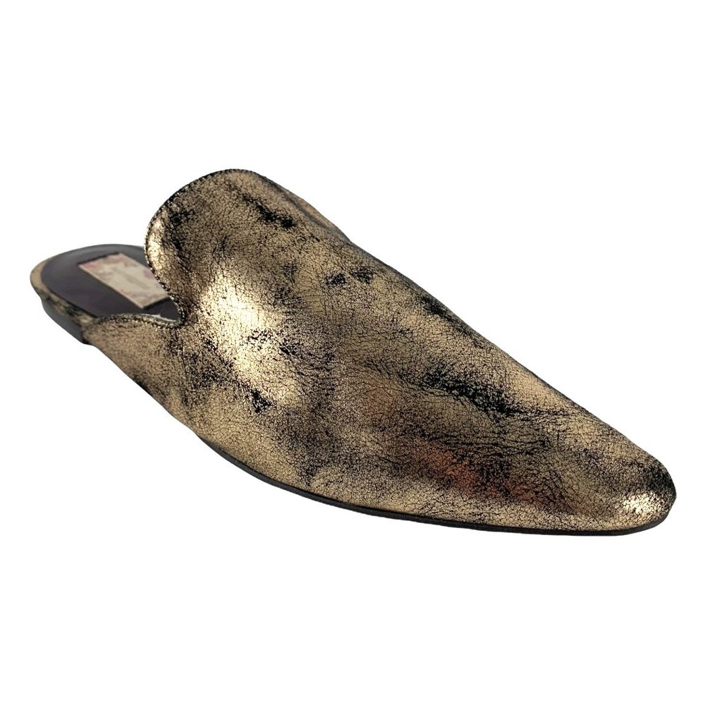 BAND OF GYPSIES Landslides Distressed Bronze Mule Slides